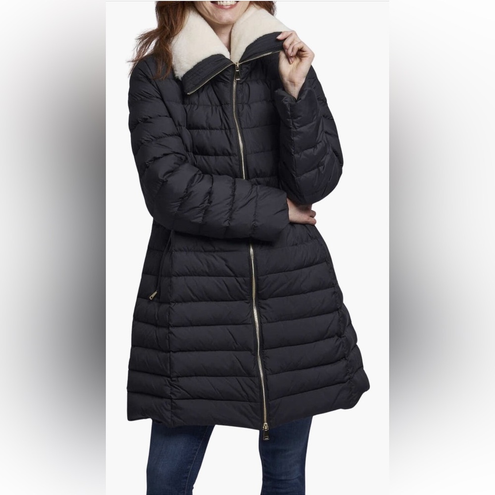 🔥🔥BLUE DUCK Channel Quilted Water Resistant Down Puffer Jacket